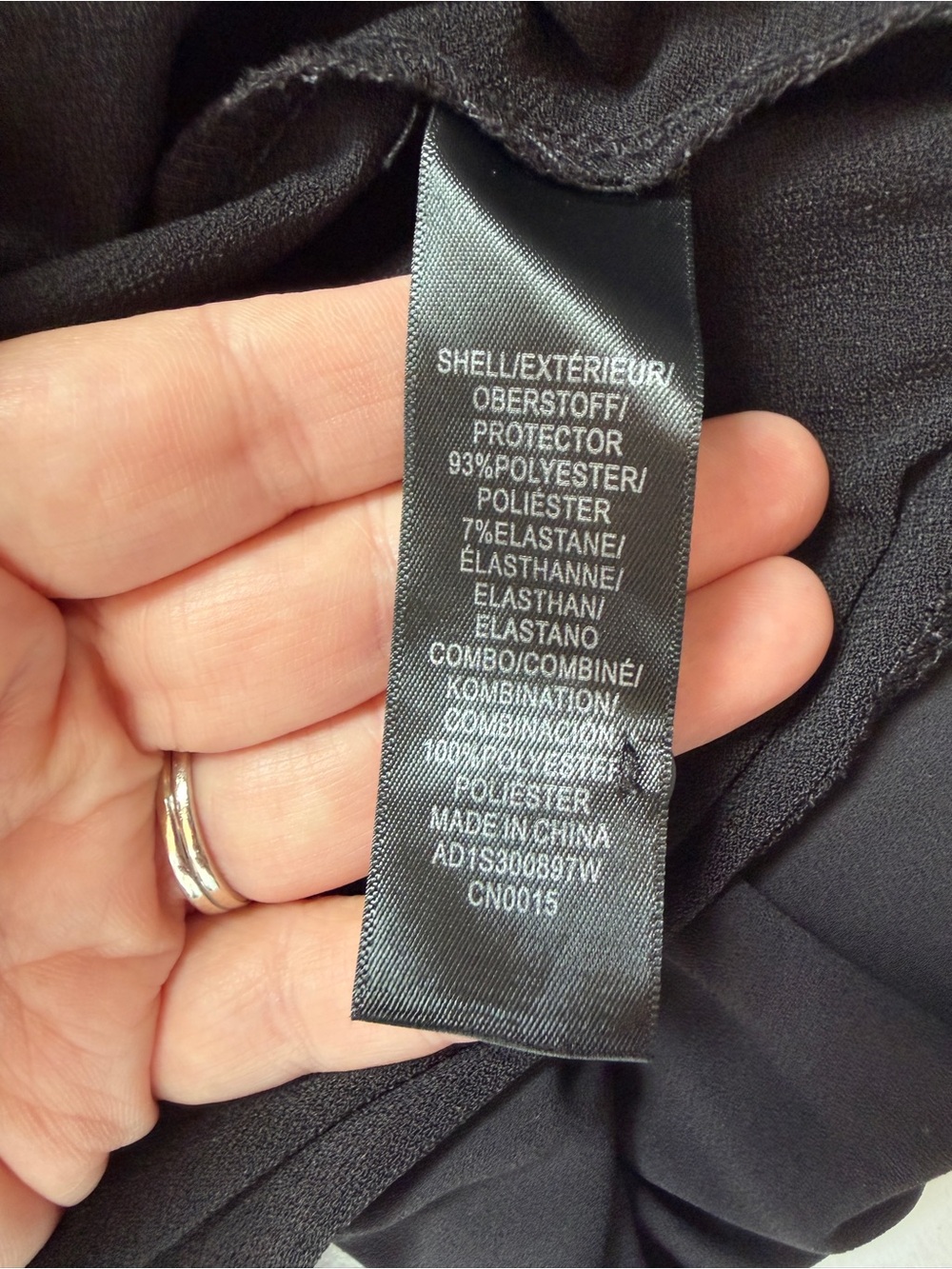 Adrianna Papell Womens Pleated Balloon Sleeve Knit Top Size 2X Black Minimalist - Picture 6 of 7